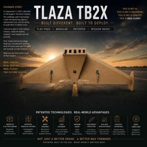 Tlaza TB2X Cardboard Drone